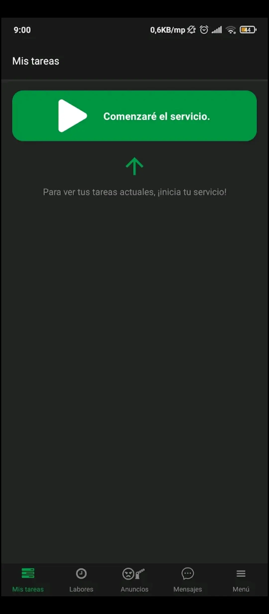 Iniciar servicio de seguridad fácilmente | Aplicación móvil Trinity Guard